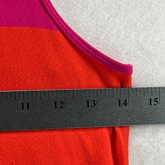 Lululemon Tank Top Womens Sz 6 Cool Racerback Striped Sleeveless Orange Purple - Picture 7 of 8